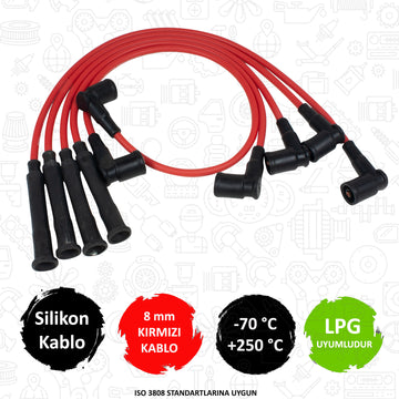 BMW: 3.15 - 3.16 - E21, E30, E28 (M10 B16 - M10 B18 Engine) Performance Spark Plug Cable